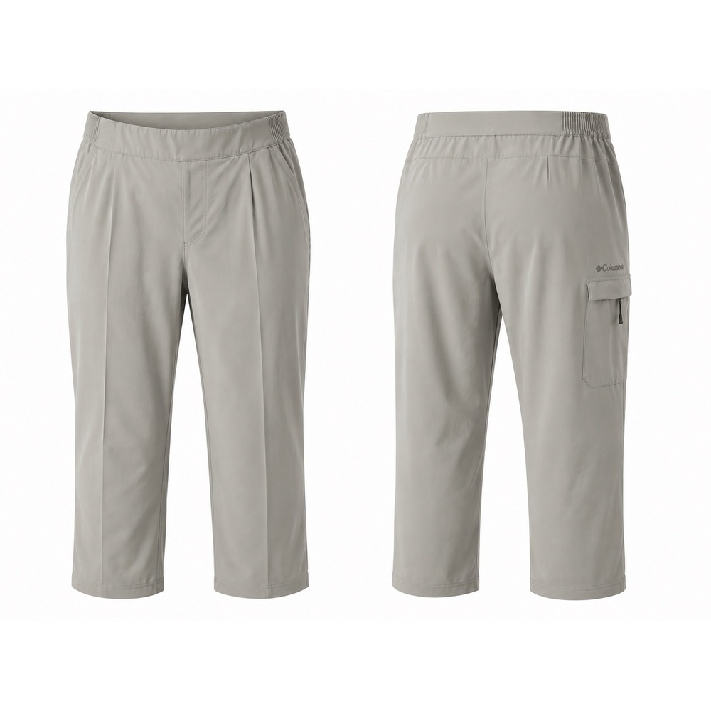 Columbia PFG Pants Womens Large Short Stone Stretch Gorpcore Outdoor